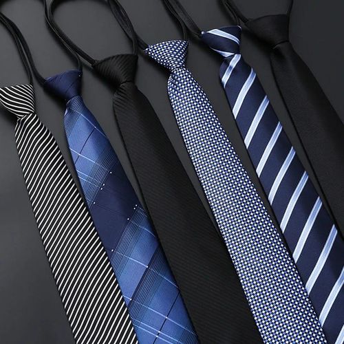 5PCS Classy Men's Crafted Slim Tie Men Business (Formal) Casual Executive Ties