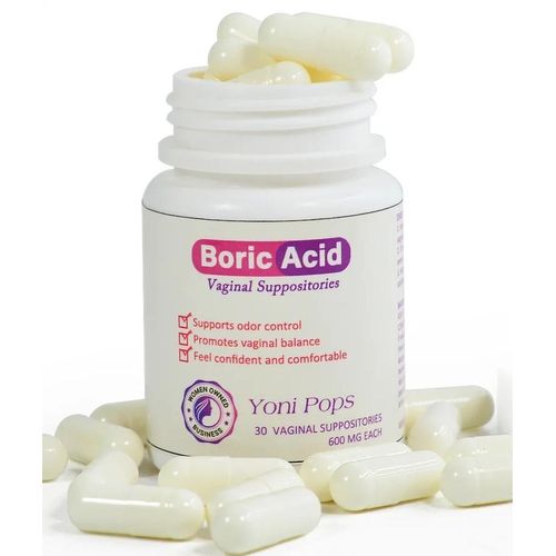Boric acid suppositories for vaginal health for vaginal ph balance