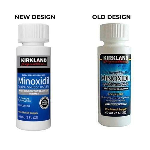 Kirkland Minoxidil 5% extra strength hair loss regrowth system treatment for men Beard care oil premium Topical Solution  bottle of 60ml (