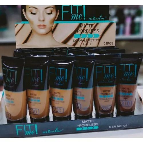 Micolor Fit Me Matte And Poreless Foundation Cream Face Makeup