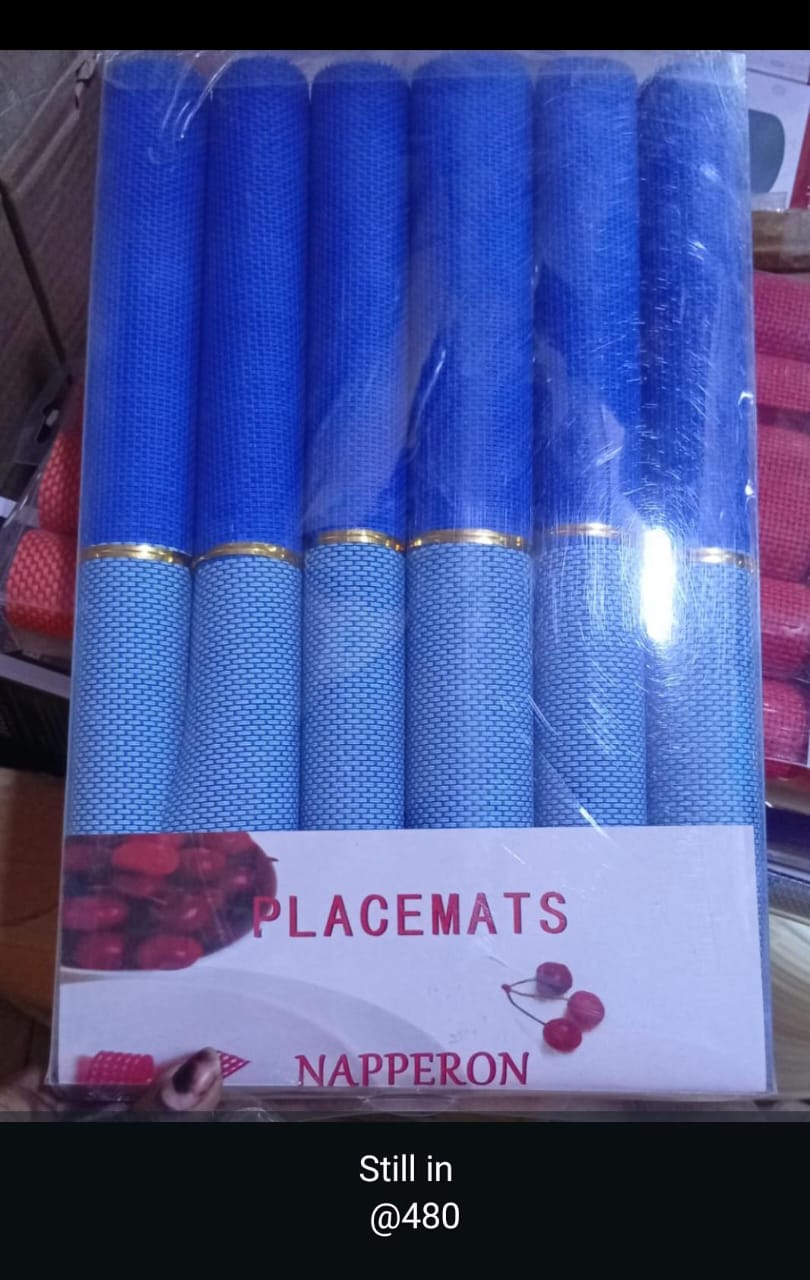 Napron tablemat 6 pcs Table Mat PVC Western Table Mat Plastic Woven Heat Insulation Table Mat Manufacturer Sells to Nordic Table Mat Kitchen