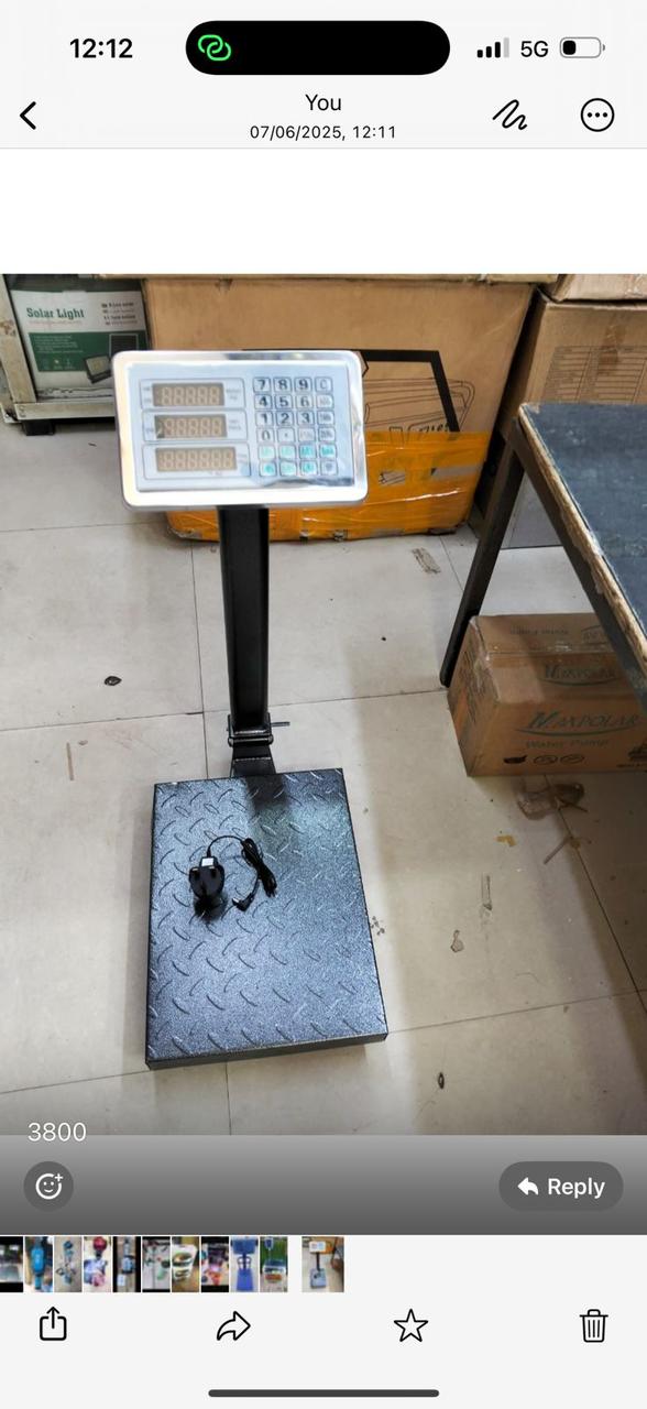 Digital Commercial Weigh Scale -Heavy Duty Industrial Electronic Weighing Machine