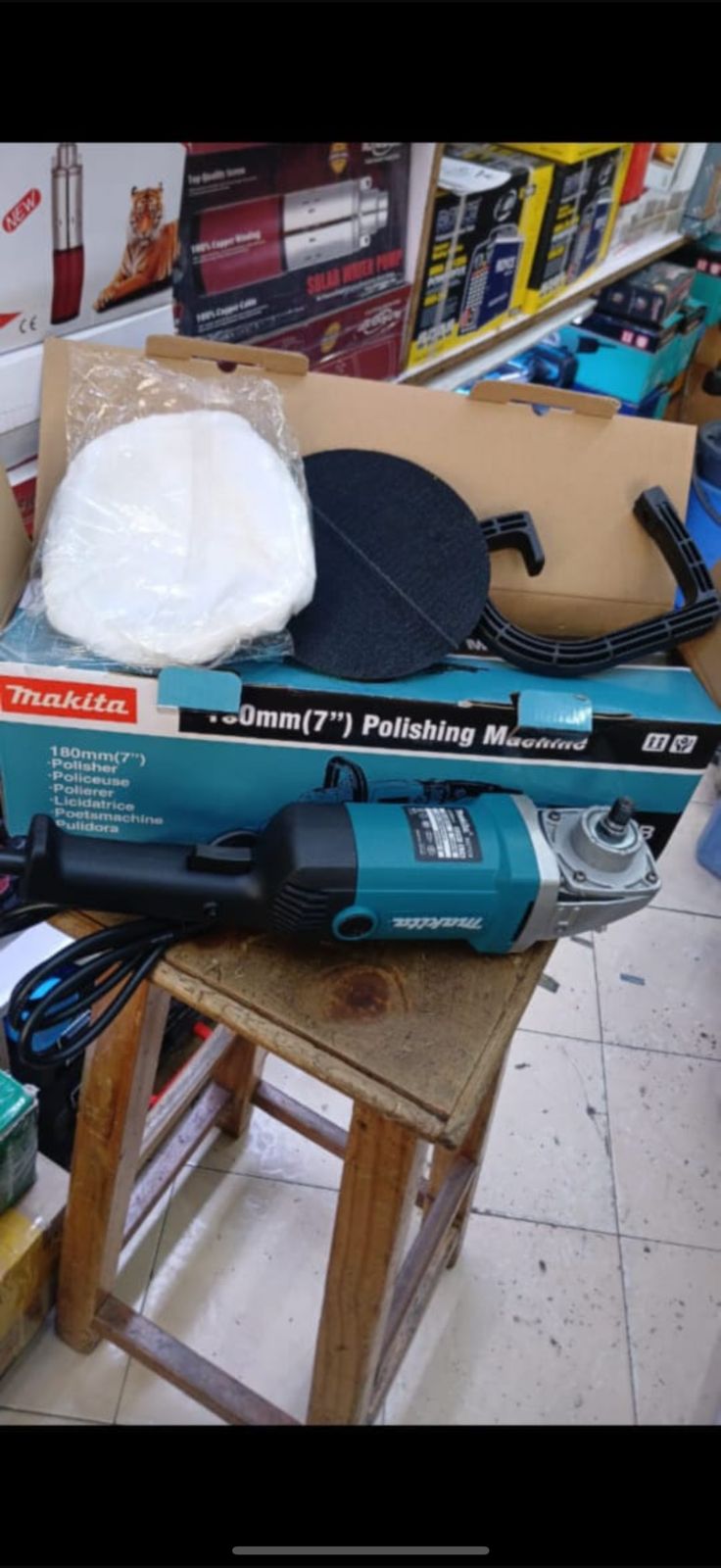 Makita buffing Makita Angle Polishers. ( Buffing Machine ) 180 Mm