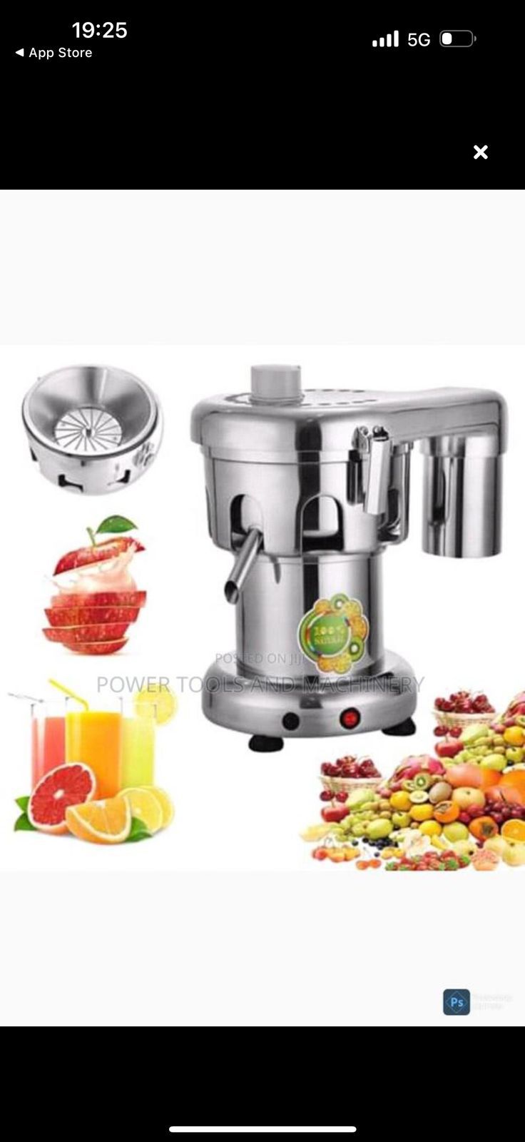 A 3000 juicer Vegetable Juice Extractor Heavy Duty Stainless Steel Juicer Squeezer