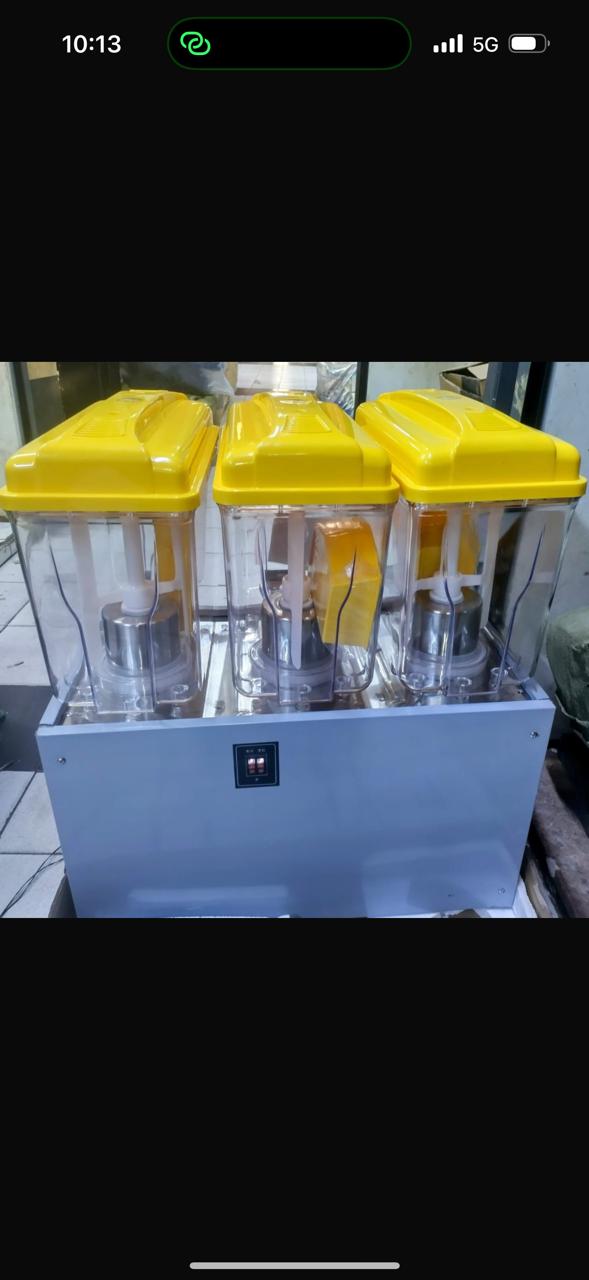 JUICE DISPENSER  Triple Tank Juice Dispenser