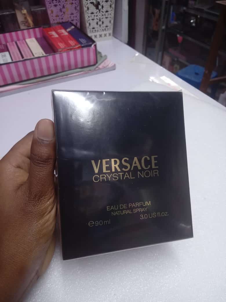 Versace Crystal Noir EDP - 90mlCrystal Noir by Versace Perfume. Released in 2004, Crystal Noir by Donatella Versace is a long-lasting women's fragrance with a sensual and delicate aroma that resonates