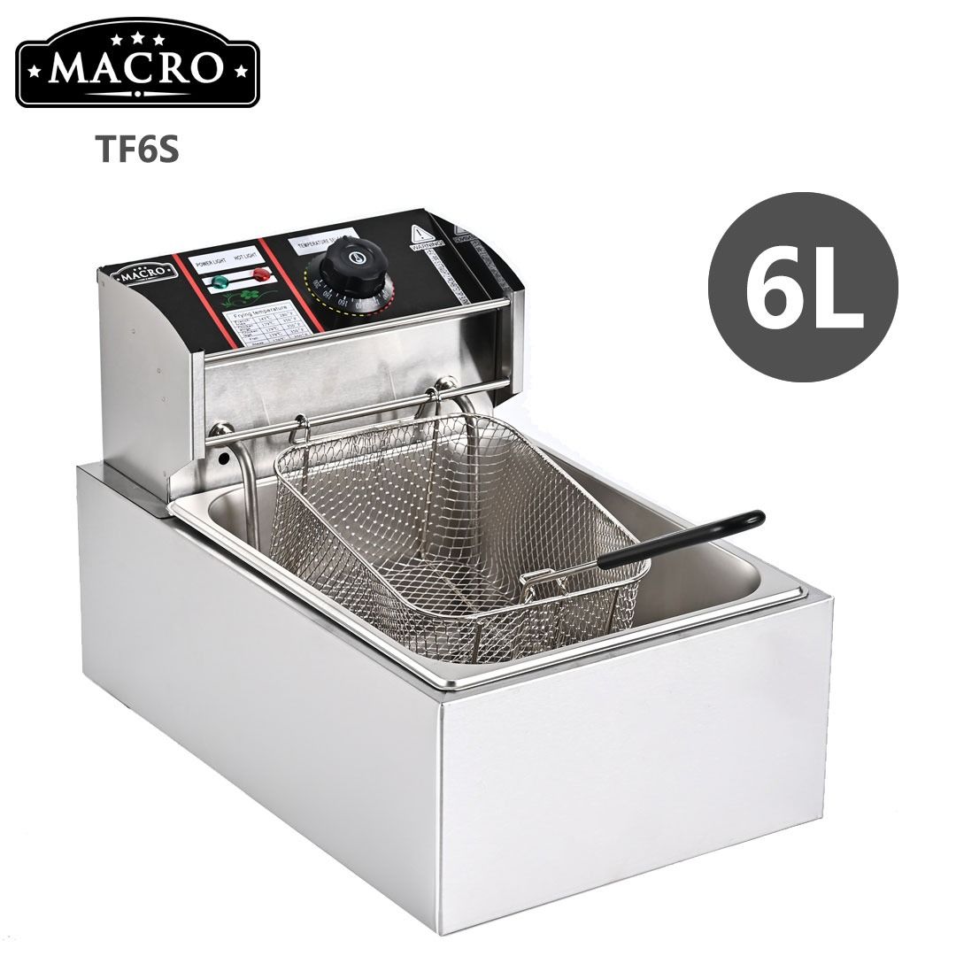 6 litres nunix macro single fryer Energy Efficient Electric Chips, Chicken or MANDAZIS Deep Fryer Machine