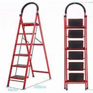 Heavy duty step ladders6 Step Ladder, Multipurpose Step Ladder Folding Ladder with Wide Anti-Slip Pedal, Step Stool Portable Lightweight Foldable Stepladder for Home Kitchen Library Office