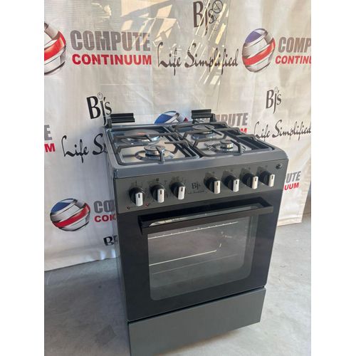 CLEARANCE OFFER BJS 60*60 Standing Cooker 3+1 with Turbo Fan, Unbreakable Glass Cover