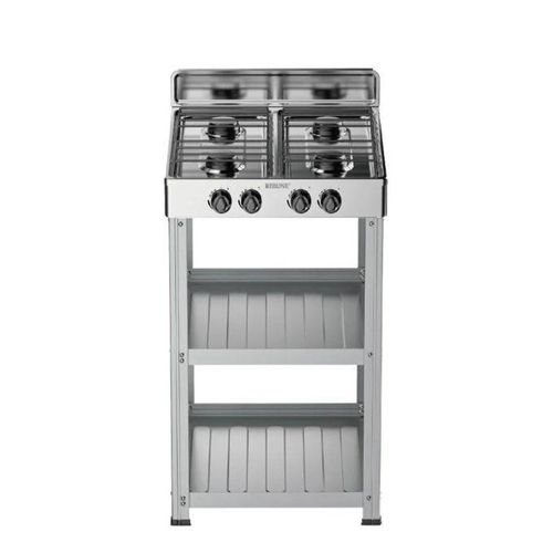 CLEARANCE OFFER Rebune four burner standing gas stove with shelves