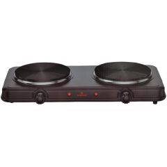 CLEARANCE OFFER Rashnik Electric Table-Top Double Solid Hot Plate Induction Burner Double Solid HotPlate Cooker.