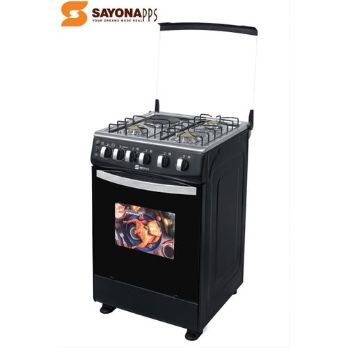 CLEARANCE OFFER Sayona 3gas+1 electric plate standing cooker with gas oven