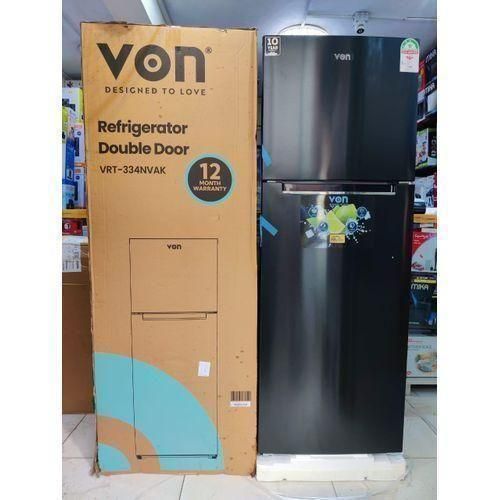 CLEARANCE OFFER VON 334L No Frost Top Mount Freezer Fridge, 10 Year Inverter