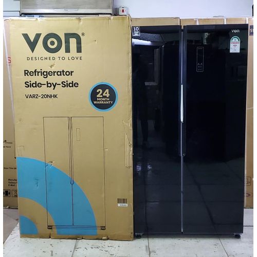 CLEARANCE OFFER VON 429L No Frost Side By Side Refrigerator -