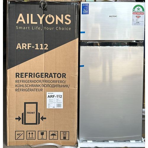 CLEARANCE OFFER AILYONS 112L Double Door Fridge