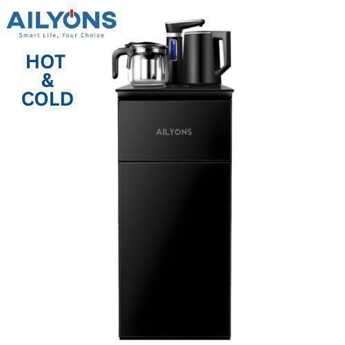 CLEARANCE OFFER AILYONS AFK-1915-COLD Bottom Load Hot & Cold Water Dispenser with Coffee Maker Electric Kettle Storage Space
