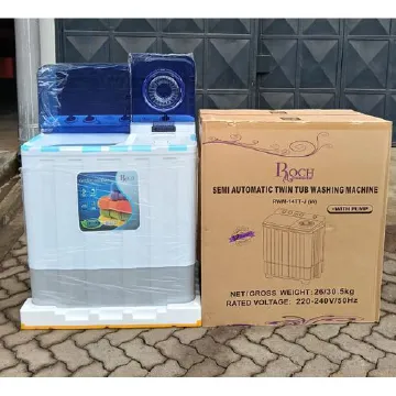 Roch 14KG Twin Tub Semi Auto Washing Machine