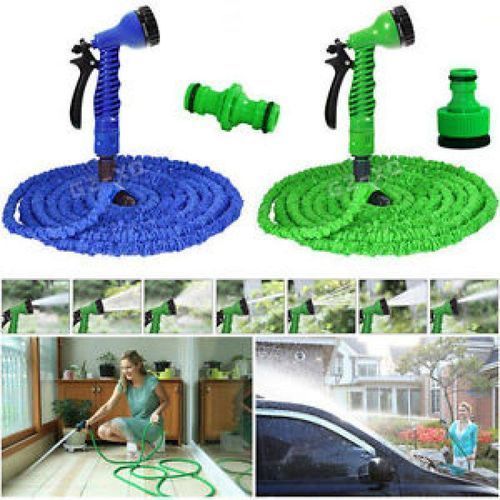 CLEARANCE OFFER 30M/100ft Telescopic Magic Expandable High Pressure Horse Pipe- Watering Gardening/ Car Washing