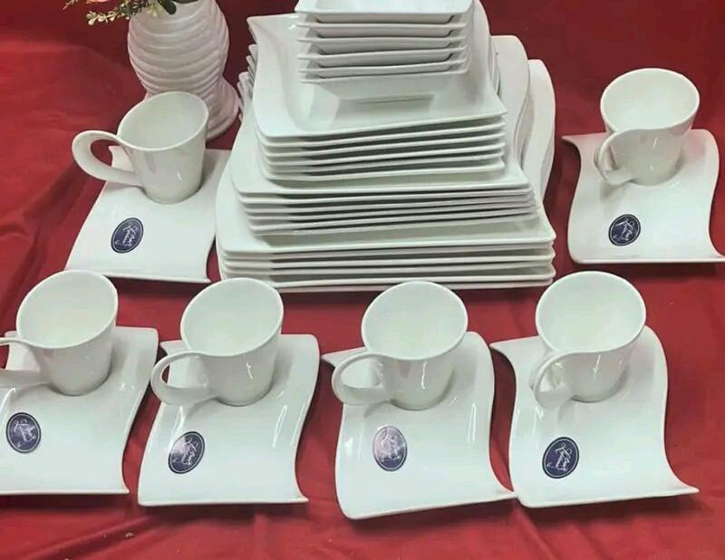 36 pcs novel ceramic dinner set