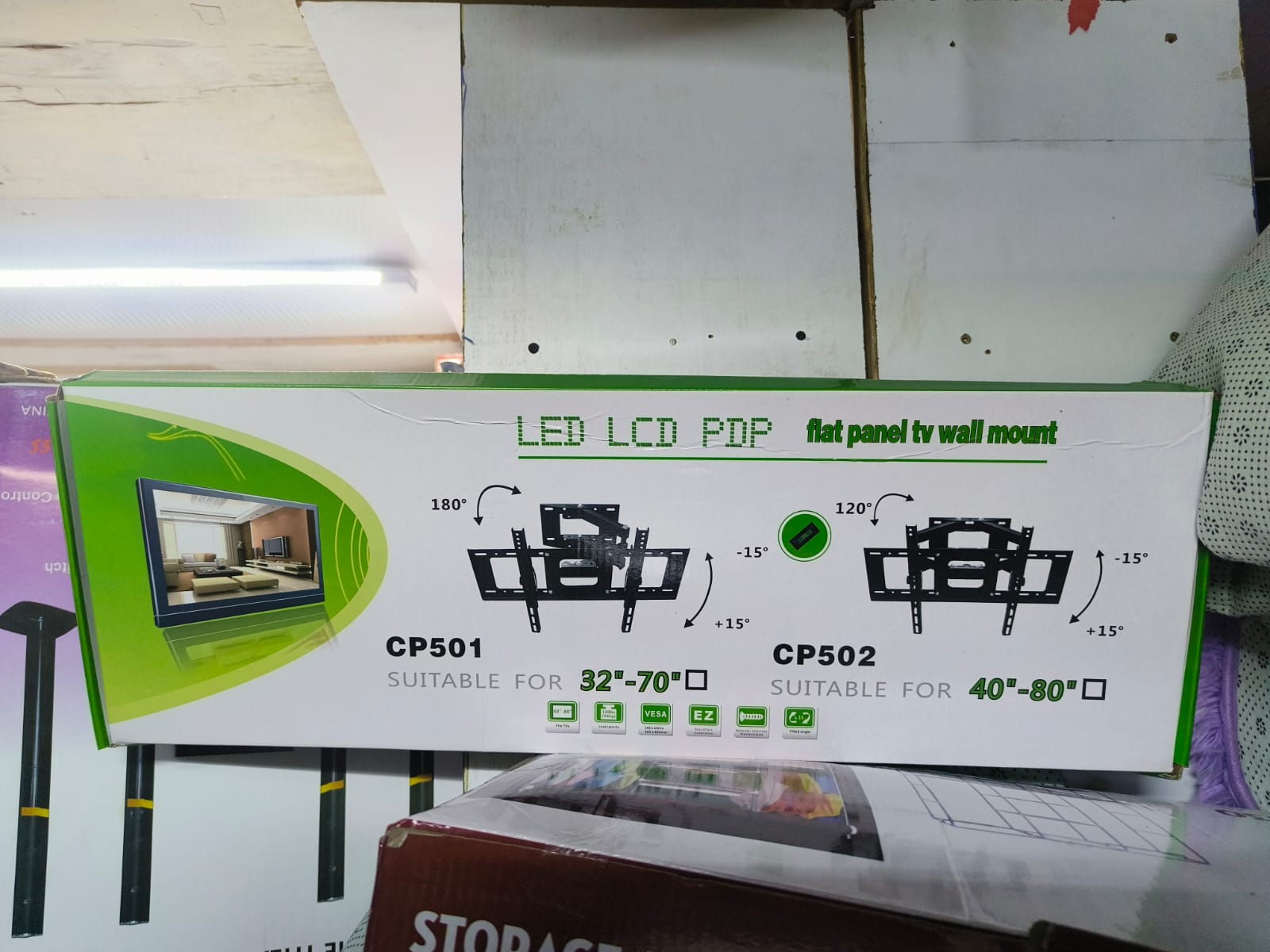 Double Arm Full-motion Tv Wall Mount Suitable 32-70 inch