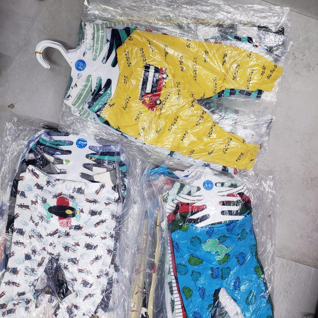 5 PC's trousers cotton ,kids 4 months and up durable easy to clean use