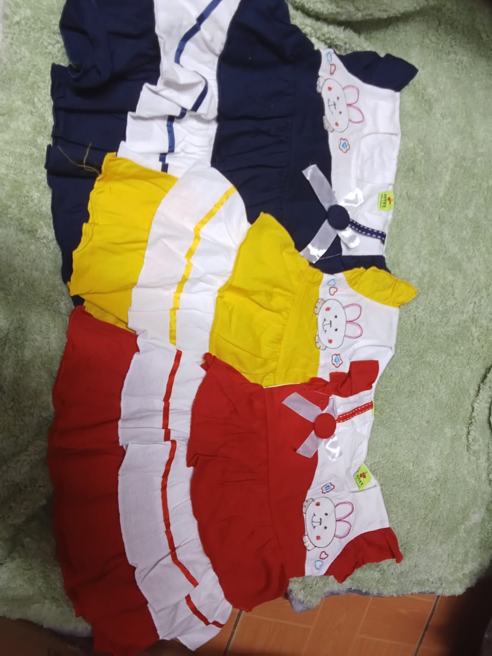 1pc Newborn dresses Clothes Casual short Sleeve Dress for Baby Girl