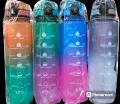 code - 896 water bottles 1000ML 1000ml Water Bottle Portable Colorful Sports Bottle cup 1pc