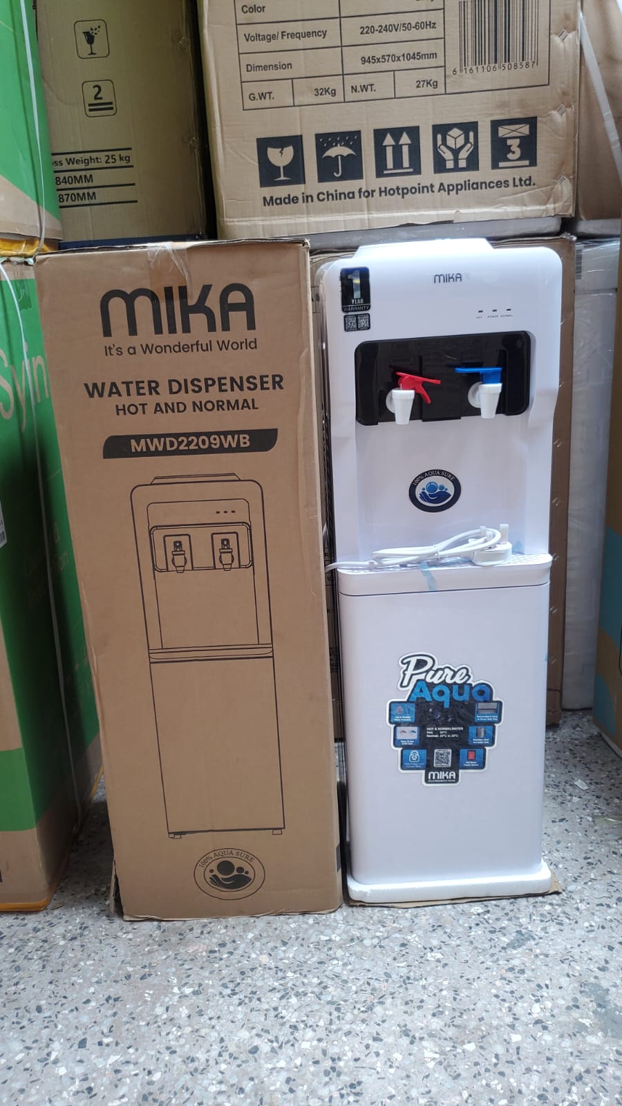 CLEARANCE OFFER Mika free standing  water dispenser