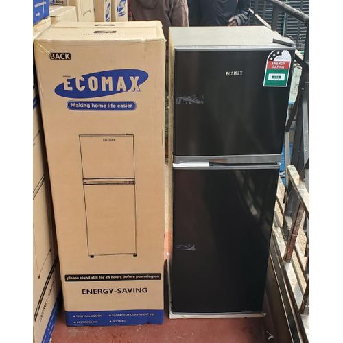 CLEARANCE OFFER Ecomax 138L Double Doors Fridge and Freezer BCD-138 Energy Saving Household Refrigerator