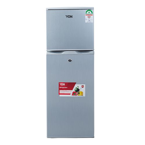 CLEARANCE OFFER VON VART-19DHS Double Door Fridge 138L