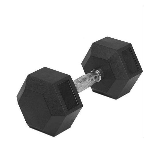 CLEARANCE OFFER 5kg Rubber Hexagon Dumbbell Hand Weights- Exercise & Fitness Set For Home/office/gym Workout