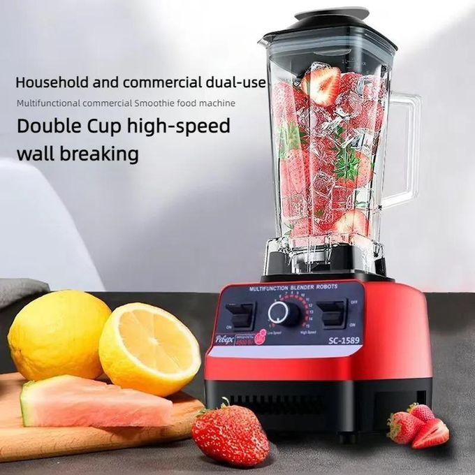 OFFER OFFER SILVER CREST BLENDER 2 in 1 Heavy Duty Commercial Blender