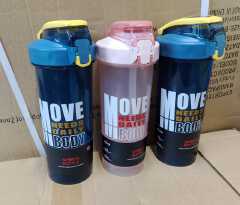 800ml water bottle 1pc Move bottle. 800ML Motivational water bottle