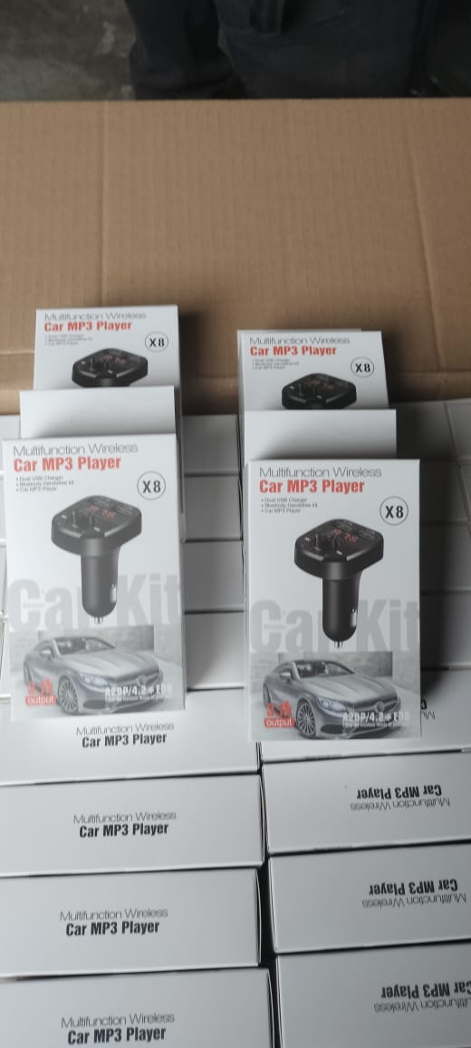 car MP3 Player Car Charger FM Transmitter MP3 Player with Hands-Free Calling – Dual USB Port, Bluetooth Support,