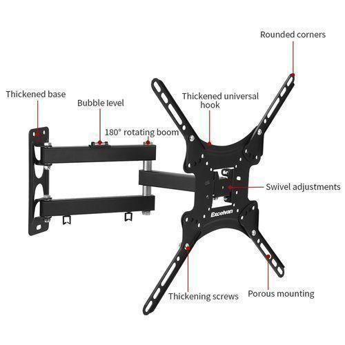CLEARANCE OFFER Home Design Rotating 14" - 55" Full Motion Swivel TV Bracket