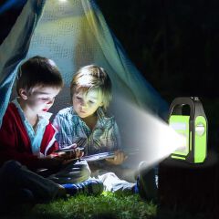 Dp Long lasting rechargeable Light, Work Light, torch, powerbank solar Rechargeable Lamp).