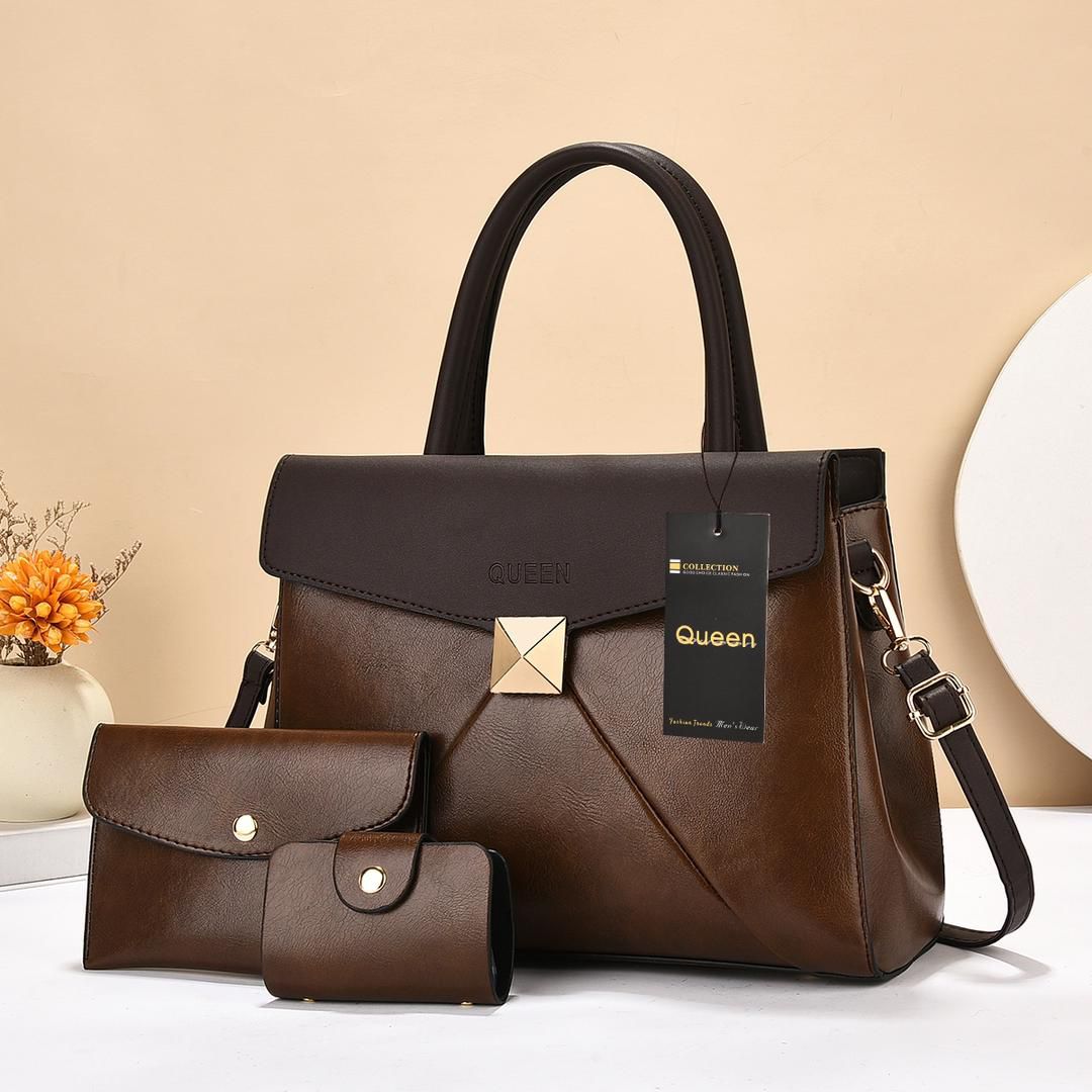 High Quality Handbag Fashion Classic Crossbag ladies Handbag 3 in 1 handbags PU leather bag