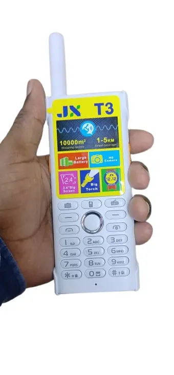 JX T3 SCREEN 2.4’’ BATTERY 4000MAH VIBRATION FM WIRELESS BIG TORCH LIGHTHD CAMERA KABAMBE/MULIKA MWIZI/BUTTON MOBILE PHONE AERIAL PHONE 1 YEAR WARRANTY ON OFFER