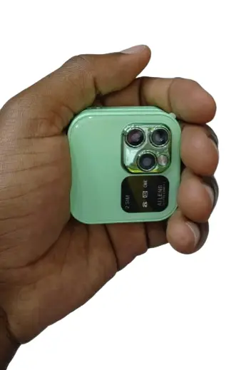 I16 MINI PRO FLIP PHONE SCREEN 1.44’’ REAR CAMERA 0.08MP BLUETOOTH SUPPORT TYPE C PORT BATTERY CAPACITY 500MAH DUAL SIM CARD MINI-SMALL IN SIZE KABAMBE KATULULU BUTTON MOBILE PHONE