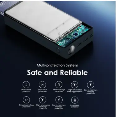 oraimo PowerBox 300 Lit 27000mAh 15W Type-C IN & OUT Power Bank + Oraimo Wired Earphones