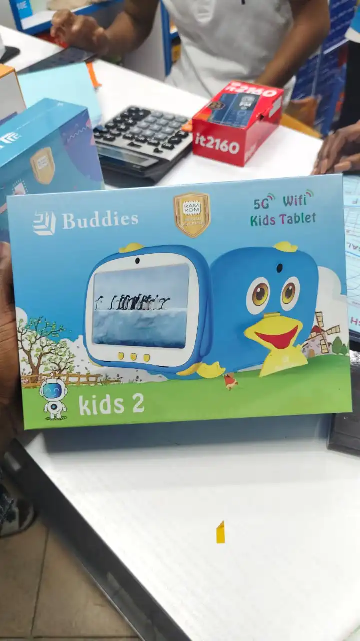 BUDDIES KIDS 2 KIDS TABLET 5G WIFI 256GB ROM + 8GB RAM 7" HIGH DEFINITION SCREEN DISPLAY DUAL SIM CARD 4000mAh BATTERY CAPACITY ANDROID TABLET