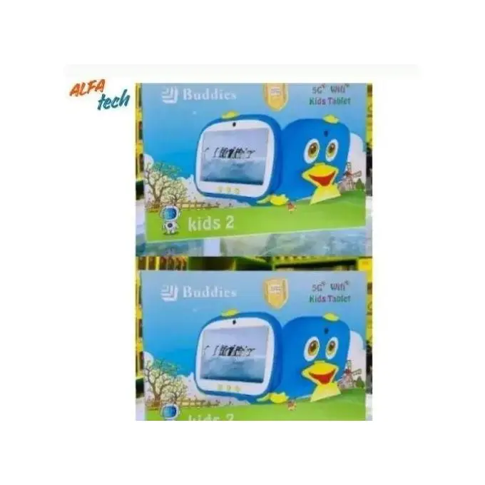 BUDDIES KIDS 2 KIDS TABLET 5G WIFI 256GB ROM + 8GB RAM 7" HIGH DEFINITION SCREEN DISPLAY DUAL SIM CARD 4000mAh BATTERY CAPACITY ANDROID TABLET