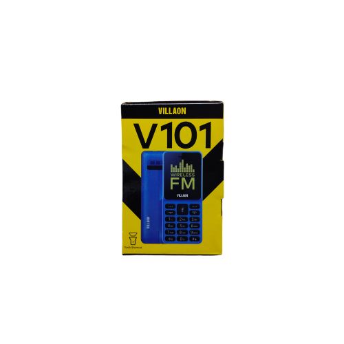 VILLAON V101 177" Kabambe, Wireless FM, Camera, Bright Touch, Facebook, 1000mAh (Dual Sim)- Blue