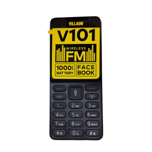VILLAON V101 177" Kabambe, Wireless FM, Camera, Bright Touch, Facebook, 1000mAh (Dual Sim)- Blue