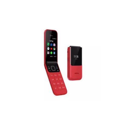 Nokia 2720 Flip Mobile, Mobile Phone, Dual Screen, Dual Sim Card - Red