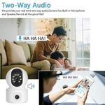 Ptz SIM CARD 4MP Dual Lens Smart Home Indoor Wireless Security 4G IP CCTV Network Binocular CCTV Camera
