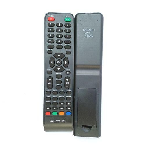 Remote Control Replacement Fat-28 For TONADO, MCTV, VISION Digital TV.