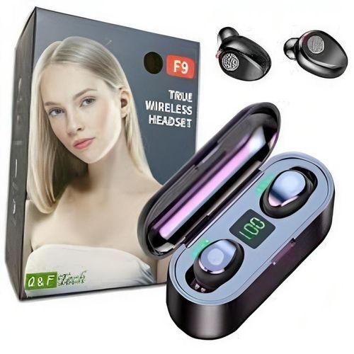 F9 BT Earphone True Wirelessly Stereo Sport Headphone LEDs
