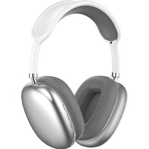 P9 Wireless Bluetooth Earphones Noise Cancelling Mic Pods Over Ear Sports Gaming Headset-Silver