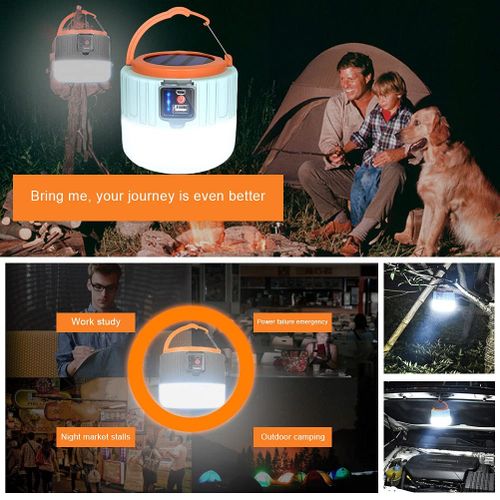 Emergency Saving Light Solar Lamp USB Chargeable Outdoor Waterproof